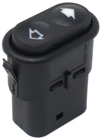 Vinciann Botón de interruptor de elevalunas del lado del pasajero del elevalunas del coche compatible con el código OEM 91AG-14529-AB adecuado para Escort compatible con Fiesta - FF6S