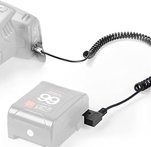 Moman BMPCC 4K zu D-Tap Stromkabel, 2 Pin Buchse, 40-100cm Ladekabel,12-20V Ausgangsspannung für Moman99 NANOONE V-Mount-Akku Batterie, Laden von Kamera&Videoleuchte über V Mount Battery