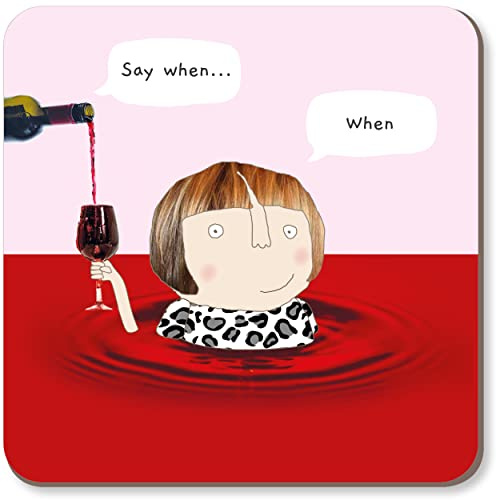 Rosie Made A Thing Wine Say When Coaster