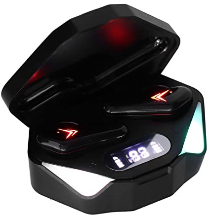 X15 Gaming Earbuds with Microphone Dual Mode Low Latency LED Light Gaming Headset Earphones Active Noise Cancelling Wireless Earbuds, in Ear Detection Headphones, Sound Premium Deep Bass Headset
