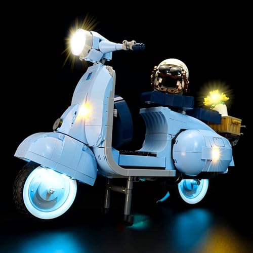 Kyglaring Nur LED-Beleuchtungsset Lights Set Designed for Lego Creator Expert Vespa 125 10298 Modellbausatz- Ohne Lego Set (Classic Version)