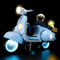 Kyglaring Nur LED-Beleuchtungsset Lights Set Designed for Lego Creator Expert Vespa 125 10298 Modellbausatz- Ohne Lego Set (Classic Version)