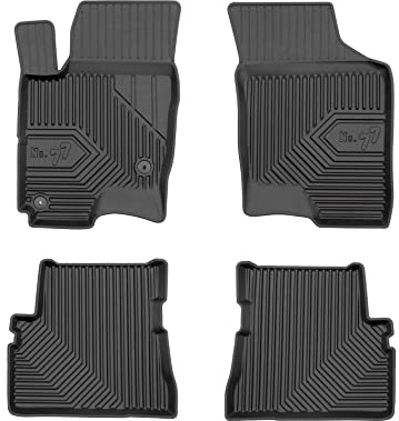 FROGUM No.77 Gummimatten Ganzjahresset von Auto Fußmatten Autofussmatten für Hyundai Getz 2002-2011 | Langlebiges TPE Material