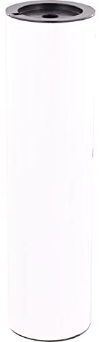 WAGNER Möbelbein/Tischbein/Möbelfuß/Systemrohr TENO - Ø 50 x 191 mm, individuell mit TENO System und QuickClick kombinierbar, Stahl pulverbeschichtet weiß, Tragkraft 50 kg - 12901601