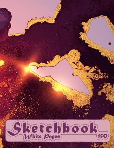 Liquid Marble Sketchbook: Pink Purple Liquid Marble Sketchbook For Drawing Paper Pad, Painting Writing, Journaling & Doodling, Scribbling Art ... for Girls Women Teens and Artists)