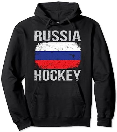 Russland Hockey Russland Flagge T-Shirt Pullover Hoodie