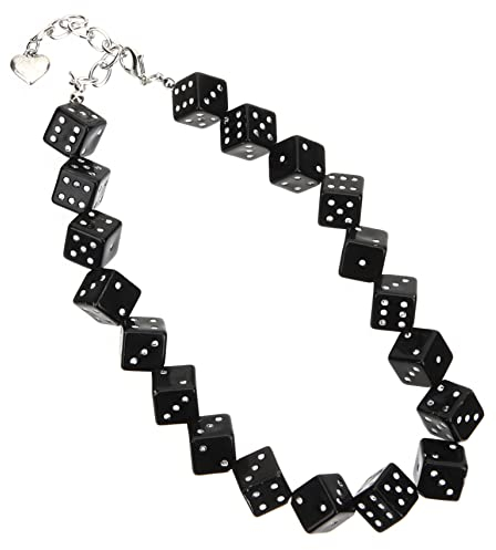 PACKOVE Würfel Halskette Einfache Unisex-halskette Damenhalsketten Geschenke Für Damen Perlenkette Für Frauen Würfelkette Für Frauen Gedenken Zubehör Acryl Fräulein