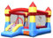 LIFEZEAL Hüpfburg, Springburg mit Trampolin Rutsche, Spielburg Komplett-Set, Outdoor Bouncer 370 x 280 x 230 cm, Aufblasbare Spielhaus für Kinder 3-8 Jahre (ohne Gebläse)