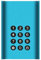 KICHI USB-C Encrypted Hard Drive Enclosure, Portable External Hard Drive, 1TB Encrypted Solid State Drive (Blue)