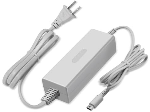BXIZXD Ladegerät für Wii U Gamepad, AC Power Adapter Ladekabel Ersatz für Nintendo Wii U Gamepad