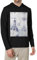 JEJEA Herrenhemd, Segelboot, nautischer Kompass, langärmelig, Hoodie, modische Passform, keine Knöpfe, Schwarz , XXL