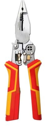 Knoruley Pince Multifonction 8 en 1, Lame Réglable, Outils à Main Polyvalents pour de Nombreuses Applications