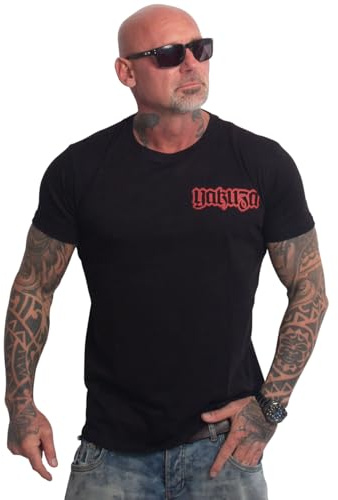 Yakuza Herren Blacks Regular Basic T-Shirt