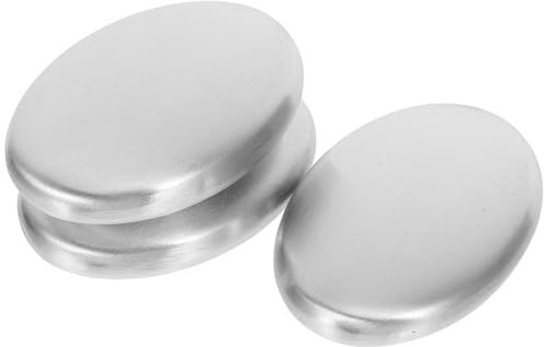HONITANO Savonnette en Acier Inoxydable Désodorisant Lot de 3 Absorbeurs D'odeurs la Cuisine Anti-odeur Compatible Lave- Après Manipulation D'aliments Odorants