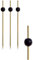 Papstar Fingerfood-Spieße / Holzspieße Black Pearl (250 Stück) 12.5 cm, Naturholzspieße aus Bambus mit schwarzer Perle, für Grillgut, Fingerfood und Antipasti, stilvolles und modernes Design #11300