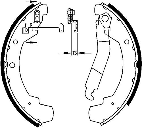 ATE 03.0137-0259.2 Bremsbackensatz