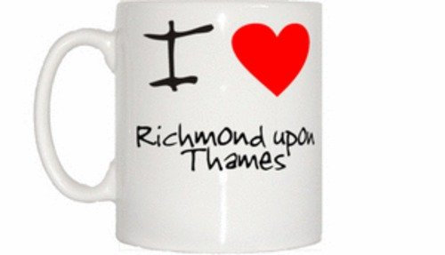 I Love Heart Richmond Upon Thames Mug