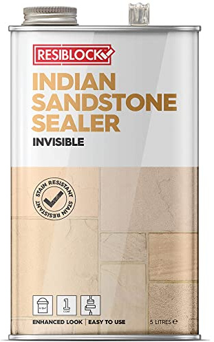 Resiblock Indian Sandstone Sealer, Clear, 5 L | Protect Natural Stone