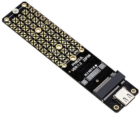 Mocturnity Adattatore M.2 NVME USB 3.1 Convertitore Hard Disk M.2BKey C 10 Gb//S SSD M.2 NGFF per 2230/2242/2260/2280