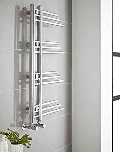 Kartell New York Designer Towel Rail - 500mm x 900mm - Chrome - Flush Bathrooms
