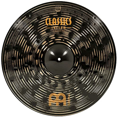 Meinl Cymbals Classics Custom Dark Plato Crash-Ride de 22 pulgadas (55,88cm) Platillos de Batería - Bronce B12, Acabado Oscuro (CC22DACR)