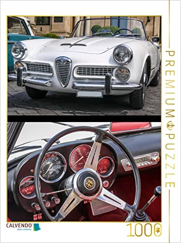 CALVENDO Puzzle Alfa Romeo 2000 Touring Spider (1957-1962) Oldtimer 1000 Teile Puzzle hoch | Lege-Größe cm Foto-Puzzle für glückliche Stunden