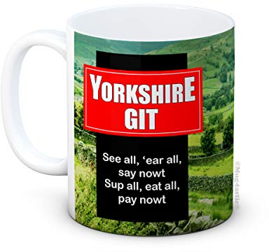 Yorkshire Git - Rude humoristique de haute qualité café thé tasse