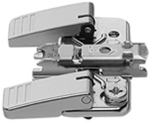 Blum b174h 0 mm rahmenlose Clip Montageplatten aus gestanztem Stahl mit Feder Inserta Dübel