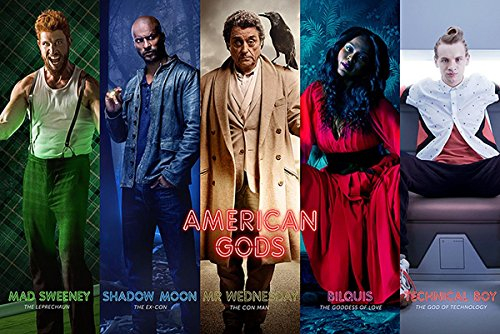 Close Up American Gods Poster Collage (91,5cm x 61cm)