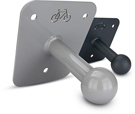 HEYBRO Soporte de pared universal para portabicicletas trasero incluidos accesorios de montaje, además de eficiente y elegante soporte de pared para su portabicicletas