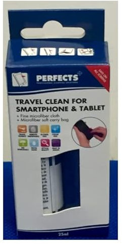 Kit de limpieza para tablet y smartphone de viaje