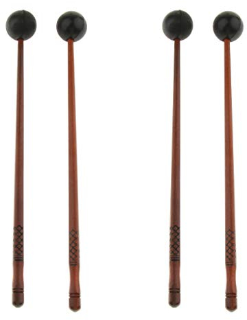SDENSHI 2 Paare Tongue Drum Percussion Hand Pan Drum Trommel Schlägel Zungentrommel Drumsticks