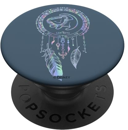 PopSockets Disney Lion King Simba Boho Dreamcatcher PopSockets PopGrip: Ausziehbarer Sockel und Griff für Handys/Tablets mit Tauschbarem Top