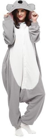 LBJR Unisex Adult Animal Onesie Costume Halloween Christmas Pajamas