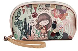 Anekke | Ixchel Geldbörse mit Reißverschluss | Accessoires und Accessoires für Damen, braun, 22x13x6