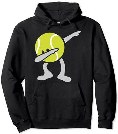 Tennis tamponare palla da tennis tennis giocatore di tennis Felpa con Cappuccio