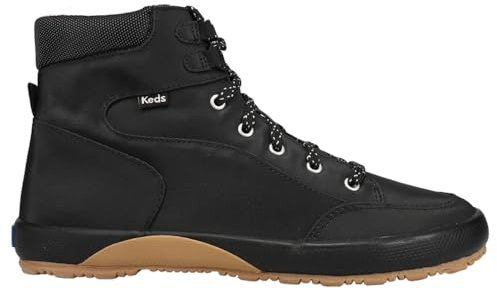 Keds Women's Scout 5 Ankle Boot, Black, 8