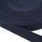 Baumwolle Schrägband,25 Yards x 20mm Einfassband Köperband Nahtband Baumwollband Textilband Fischgrätenband Köperband Wimpelband Twillband Webbing Band für Schneidern DIY-Nähen Basteln,Marineblau B