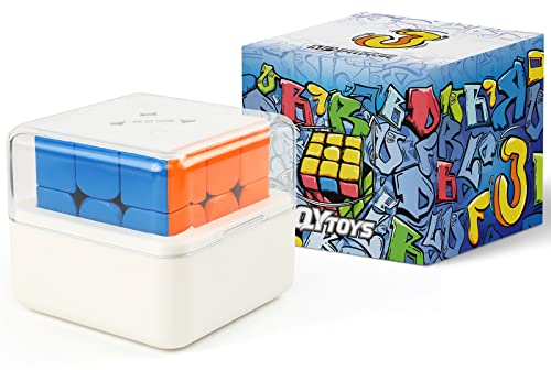 ROXENDA 3x3 Magnetischer Speed Zauberwürfel,3x3 Cube Professional 3x3 Würfel Knobelspiel für Erwachsene und Kinder (Stickerless)