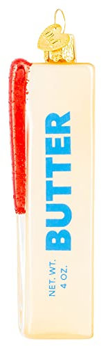 Old World Christmas Palillo de Mantequilla de Vidrio soplado Ornamento para árbol de Navidad