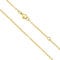 OSTAN Goldkette Damen Ohne Anhänger 925 Silber Gold Ankerkette Kette Gold Halskette Sterlingsilber Vergoldet Breite 1,4mm Verlängerte Goldkette 60cm 70cm 80cm dünne Feine Glod kette Lang