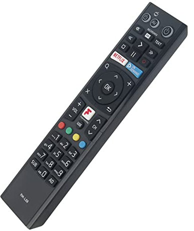 AULCMEET RM-L08 Replacement Remote Control Compatible with Humax 1TB HDD Freeview Play HD TV Recorder FVP-5000 FVP4000T FVP5000T FVP-4000T FVP-5000T FVP5000