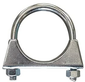 iSpchen U-Bolt Exhaust Clamp Universal Heavy Duty Metal Exhaust U Clamp Automobile Exhaust Pipe Strong Hoop Pipe clamp 8* Inner Diameter 67mm* Height 94mm