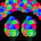 100 Stück Partyzubehör Glow Party Neon Party Supplies Set Neon Glow Balloons Glow in the Dark, Fluoreszierende Neon Ballons für Geburtstag Party Ballons, Neon Balloons Dekoration, leuchtende Ballons