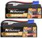 2Packs 3S Lipo Batterie Pack, Nihewo 11.1V RC Batterie 5200mAh 80C Hard Case Lipo Batteries EC5 connecteur Compatible avec Arrma 1/8 et 1/10 RC Voiture Camion Truggy véhicules citerne modèles d’Avion