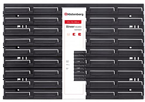 WALL MOUNT STORAGE BOARD ORGANIER BOXES GARAGE DIY BIN PANEL RACK BUILD YOUR OWN BINS HOOKS VARIOUS SIZES (BOARD 58CM x 39CM)