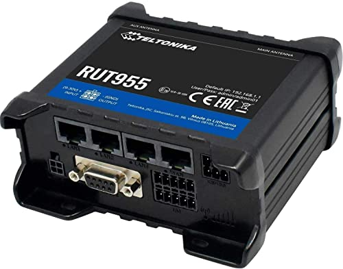Teltonika RUT955 routeur sans Fil Fast Ethernet 4G Noir