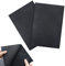 YEJAHY 20 x 30 cm di nastro di fissaggio con gancio e anello, nastro di fissaggio in nylon nero non adesivo per il fissaggio del cucito (2 pezzi)