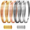 EuTengHao Jewelry Memory Wire Stainless Steel Craft Wire for Jewelry Making Necklace Bracelet Ring Earring Crafts Supplies DIY Jewelry Making Wire (6 Colors*4 Yards, 320 Coils)