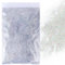 BETESSIN Polvere Glitterata 100g per Artigianato, Unghie, Corpo, Creazione Fai da Te - Argento Olografico per Natale